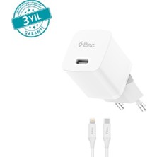 Ttec 2SCP01LB Smartcharger Pd 20W Usbc-Light Seyahat Şarj Aleti