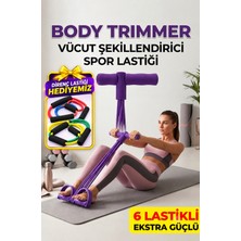 Mrt Bilişim Body Trimmer Egzersiz Aleti El Ayak Egzersiz 6'ıı Direnç Lastiği Karın Kası Çalıştırma Aleti 3 Kata Kadar Esneme
