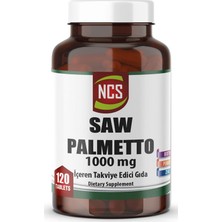 Ncs Saw Palmetto 1000 Mg 120 Tablet Çinko Biotin Destekli Formül