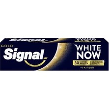 Signal White Now Gold Diş Macunu 75 ml Günlük Diş Bakımı İçin Temizleyici Özellikli