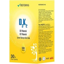 Referans Nutra Referans Vitamin D3K2 30 ml 580 Damla