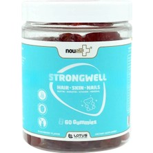 Nouplus Strongwell Hair Skin Nails Gummies 60 Tablet