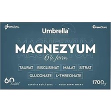 MNC Umbrella Magnezyum 6'lı Form 60 Tablet