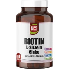 Ncs Biotin L Sistein Çinko 60 Tablet