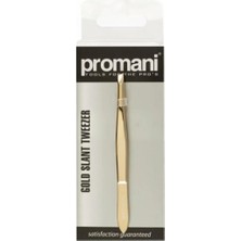 Promani Cımbız Eğik Uçlu Çift Taraflı Kaş Fırçası