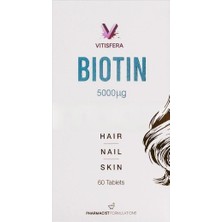 Vitisfera Biotin 5000 Mcg 60 Tablet