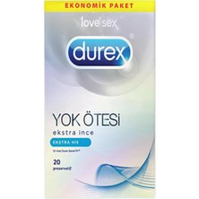 Durex Prezervatif Yok Ötesi Ekstra His 20LI