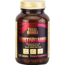 Force Nutrition Women Multivitamin Mineral ve Karayılan Otu 727 Mg 120 Tablet