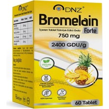 Deniz Pharma Dnz Bromelain Forte 750 Mg 60 Tablet