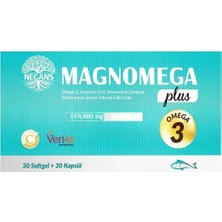 Negans Magnomega Plus Omega 3 30 Softgel + 30 Kapsül