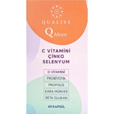 Qualiss Q More C Vitamini Propolis Kara Mürver Beta Glukan 60 Kapsül