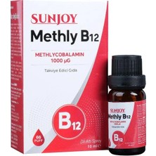 Güney Farma Sunjoy Methyl B12 Dilaltı Sprey Takviye Edici Gıda 10 ml