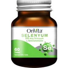 Onvita Selenyum 200 Mcg 60 Tablet