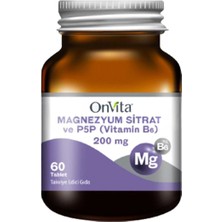 Onvita Magnezyum Sitrat & P5P 60 Tablet