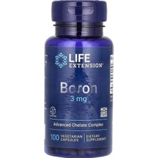 Life Extension Boron 3 Mg 100 Vegetarian Capsules