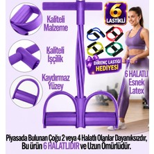 Mrt Bilişim Body Trimmer Egzersiz Aleti El Ayak Egzersiz 6 Lastikli Direnç Lastiği Karın Kası Çalıştırma Aleti Esktra Güçlü