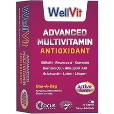 Wellvit Advanced Multivitamin 30 Kapsül