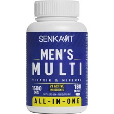 Senkavit Mens Multivitamin ve Multimineral 180 Tablet