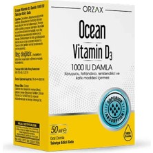 Orzax Ocean Vitamin D3 1000 Iu Damla 20 ml