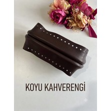 ZG Hobi Aksesuar Örgü Çantalar Için Suni Derili Gizli Burs