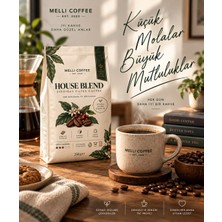 Melli Coffee House Blend Öğütülmüş Filtre Kahve 250 G – Orta Kavrum – Çikolata, Karamel ve Fındık Notaları