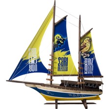 Okyanus Tekne Modelleri Fenerbahçe Baskılı Ikili Yat Tekne Modeli
