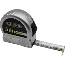 Paslanmaz Çelik Şerit Metre 5 M x 19 mm