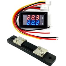 Dc 0-100V 0-50A Voltampermetre Şönt Bara Direnci