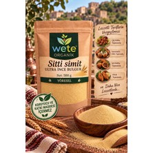 Wete Organik Bulgur Ultra Ince Yöresel Sitti Simit 500 Gram Çiğ Köfte Sarımsaklı Köfte Oruk Kebabı Uygun Bulgur