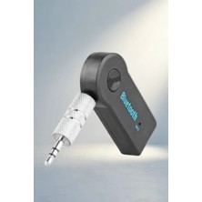 Kablosuz Bluetooth Aux Araç Kiti 3.5mm Uyumlu Siyah