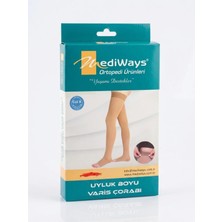 Mediways Uyluk Boyu Varis Çorabı