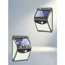 Güneş Enerjili 20 LED Duvar Lambası Su Geçirmez Bahçe