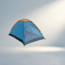 Manuel Kurulumlu Dayanıklı Kamp Çadırı 4 Kişilik Outdoor Kullanım