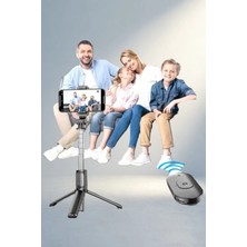 Ergonomik Kumandalı Tripod Telefon Tutucu 360 Derece Dönebilen