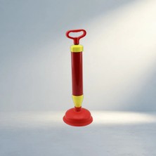 Lavabo Gider Açıcı Pompa Lastik Başlıklı Sert Plastik 16 cm