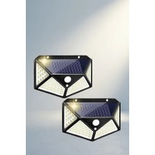 Güneş Enerjili Sensörlü Bahçe 100 LED