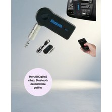 Pratik Bluetooth Aux Müzik ve Konuşma Cihazı