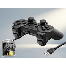 Ergonomik Kablolu Oyun Kolu Pc Uyumlu Siyah Model