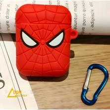 Fmk Apple Airpods 1. & 2. Nesil Uyumlu Spider - Man Figürlü Koruyucu Kılıf