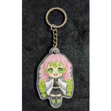 Owlbag Company Owl Bag Demon Slayer Mitsuri Desenli Acrylic Anahtarlık Çanta Süsü