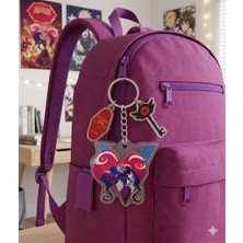 Owlbag Company Owl Bag Hazbin Hotel Velvette Karakteri Desenli Charmlı Acrylic Anahtarlık Çanta Süsü