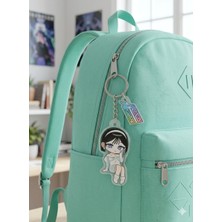 Owlbag Company Owl Bag Alien Stage - Sua Desenli Acrylic Anahtarlık Çanta Süsü