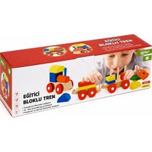 SS Home Concept 351-KUTUDA Ahşap Eğitici Bloklu Tren