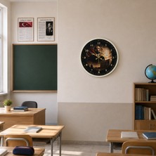 GV Home Krem Atatürk Legacy 36 x 36 cm Duvar Saati