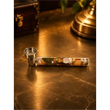 Gold Eagle Desenli Metal Hazneli Pipe
