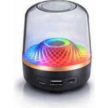 Sanal Ticaretiniz Pg-5 Rgb LED Işıklı Bluetooth Hoparlör 5W Güçlü Ses