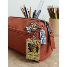 Owlbag Company Owl Bag One Piece Wanted Serisi Portgas D. Ace Desenli Acrylic Anahtarlık Çanta Süsü