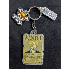 Owlbag Company Owl Bag One Piece Wanted Serisi Sanji Desenli Acrylic Anahtarlık Çanta Süsü