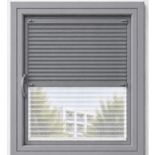 Sineklikstore Perde + Tül Çift Sistem Plise Perde - Cam Balkon Perdesi - Ofis Perdesi - Mutfak Perdesi - Salon Perdesi