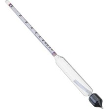 Cam Alkol-Metre, 0-100°C Ölçüm Aralığı, 27 cm